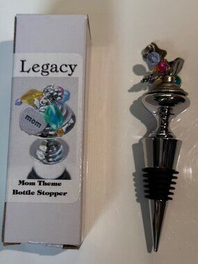 Beautiful "MOM" Bottle Stopper by Legacy